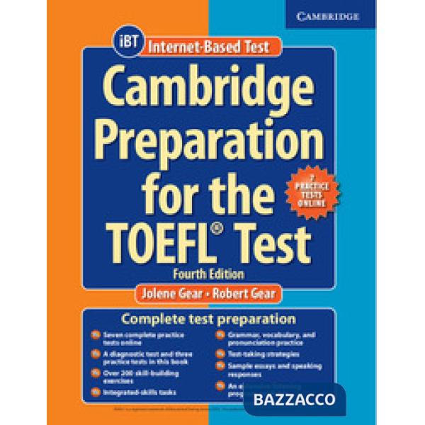 CAMB PREP TOEFL BK W/ONLINE PRAC TESTS 4ED