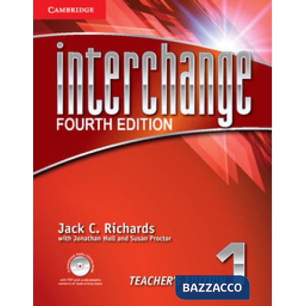 INTERCHANGE 1 4ED TCH + AUDIOCD/CDROM