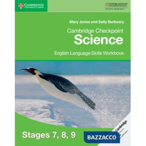 JONES CAMBRIDGE CHECKPOINT SCIENCE SKILLS WB 7 8 9