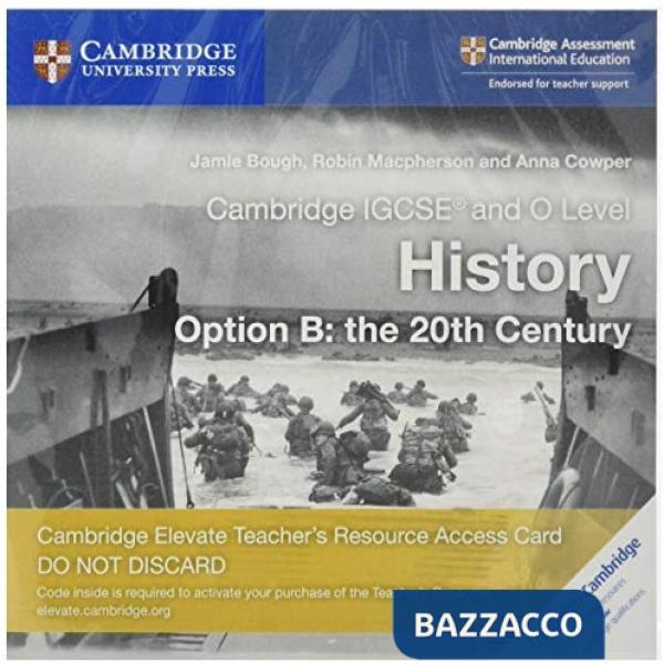 IGCSE&O HISTORY OPTION B TCH ACC CARD