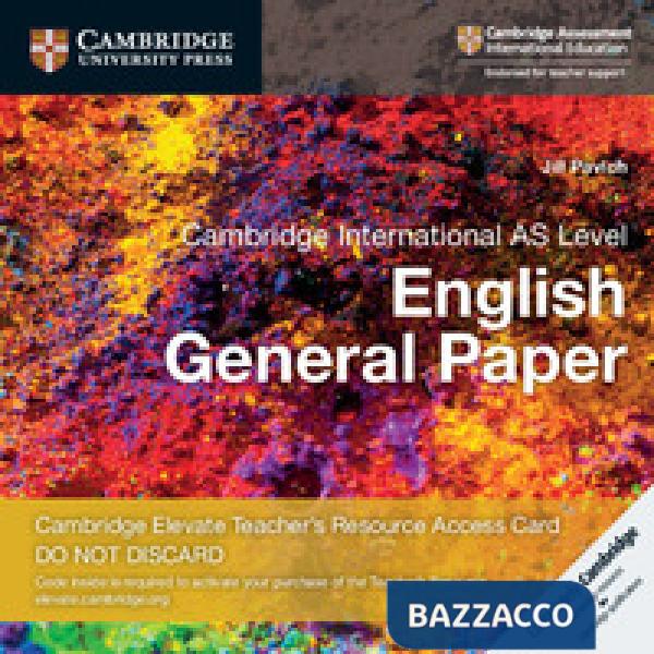 CAMB INT AS LEV ENGLISH GENERAL PAP TCH CARD