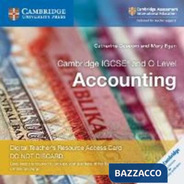 CAMBRIDGE IGCSE&O ACCOUNTING 2ED TCH ACCESS CARD