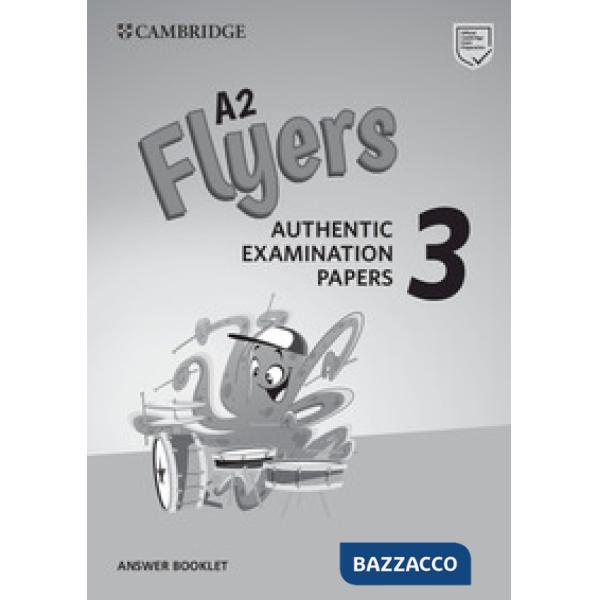 CAMB YOUNG LEARN 3 FLYERS TEST REV ED ANSWER BOOKLET NEW