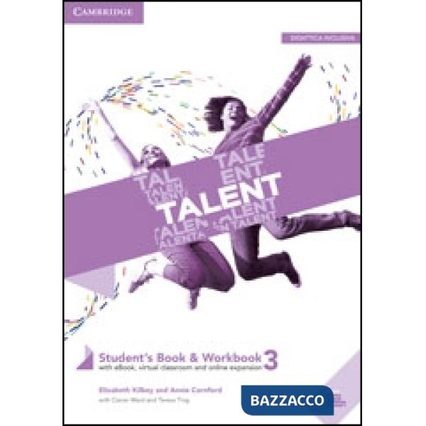 TALENT 3 B2 SB/WB COMBO + EBOOK + EXTRA DIG