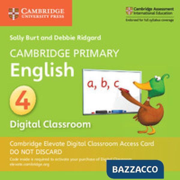 CAMBRIDGE PRIMARY ENGLISH EL DIGCLASS CARD 4