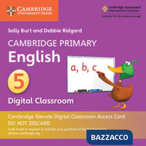 CAMBRIDGE PRIMARY ENGLISH EL DIGCLASS CARD 5