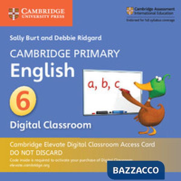 CAMBRIDGE PRIMARY ENGLISH EL DIGCLASS CARD 6