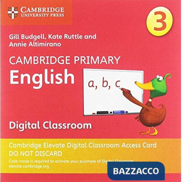 CAMBRIDGE PRIMARY ENGLISH EL DIGCLASS CARD 3