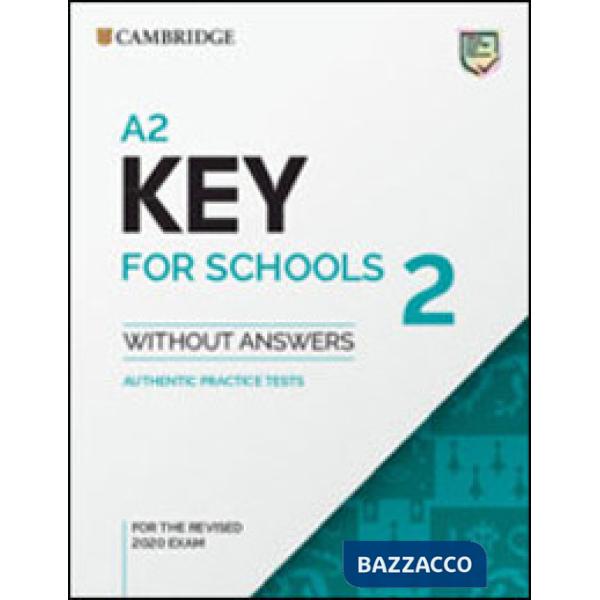 A2 KEY FOR SCHOOLS 1 SB WO/A + AUDIO ED20