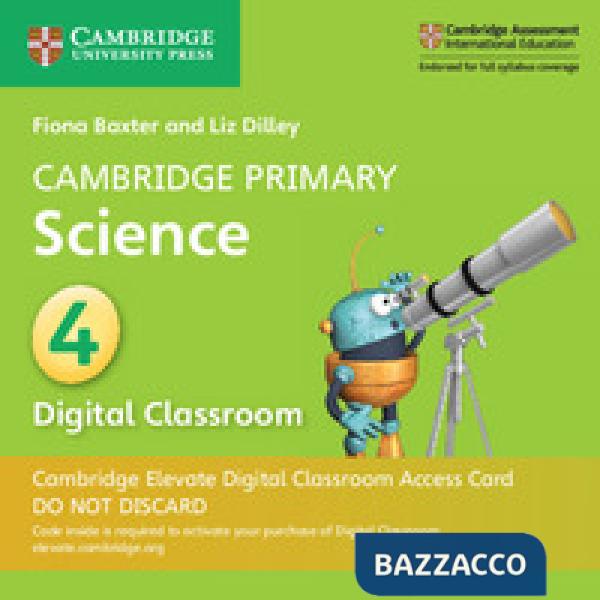 BOARD CAMBRIDGE PRIMARY SCIENCE DIGCLASS CARD 4