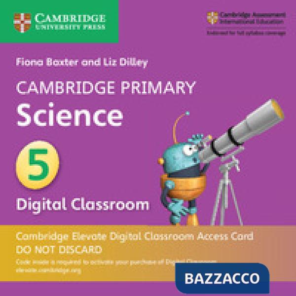 BOARD CAMBRIDGE PRIMARY SCIENCE DIGCLASS CARD 5