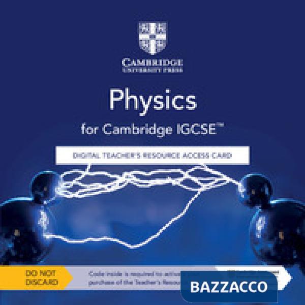 CAMBRIDGE IGCSE PHYSICS 3ED DIG TCH ACC CARD