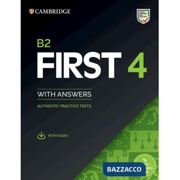 CAMBRIDGE ENGLISH B2 FIRST B2 FIRST 4 SB WITH ANSWERS WITH AUDIO