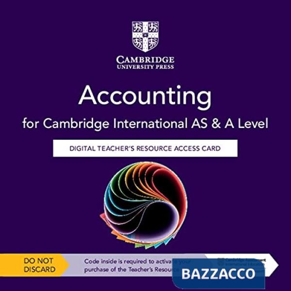 CAMBRIDGE INTERNATIONAL AS&A ACCOUNTING 3ED TCH CARD