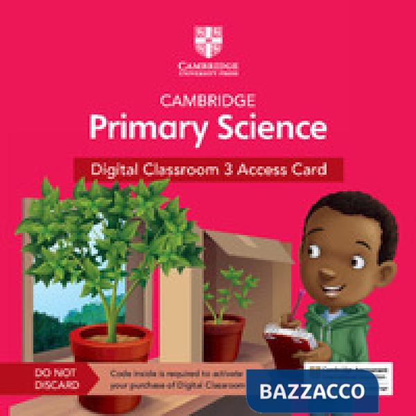 CAMB PRIMARY SCIENCE 2ED DIG CLASS ACC CARD 3