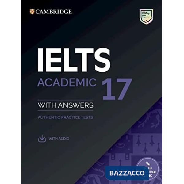 CAMBRIDGE IELST 17 ACADEMIC SB + ANSWERS + AUDIO + RESOURCE