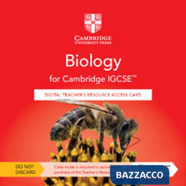 CAMBRIDGE IGCSE BIOLOGY 4D DIG TCH ACC CARD