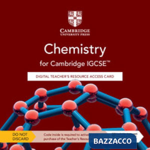 CAMBRIDGE IGCSE CHEMISTRY TEACHER'S RESOURCE ACCESS CARD