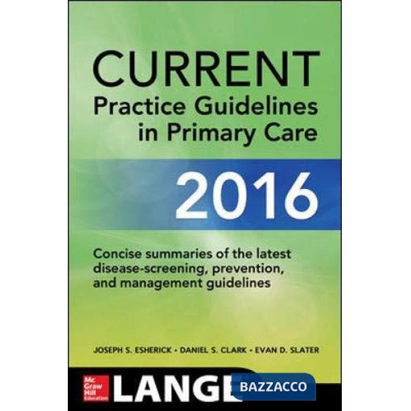 Current pratice guidelines in primary care