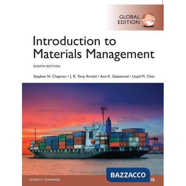 Introduction to materials management. Global edition