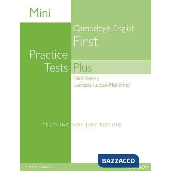 MINI PRACTICE TEST PLUS FIRST + AUDIO