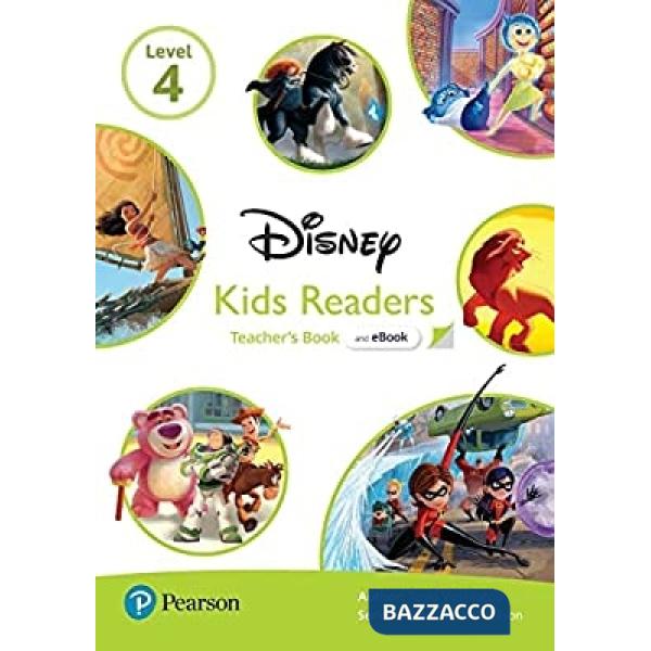 DISNEY KIDS READERS LEVEL 4 TEACHER'S BOOK WITH EBOOK AND RE