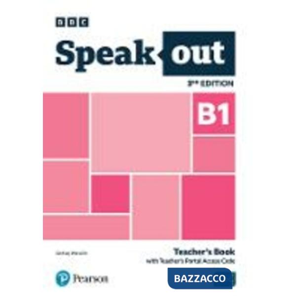 SPEAKOUT 3ED B1 TEACHER'S BOOK WITH TEACHER'S PORTAL ACCESS