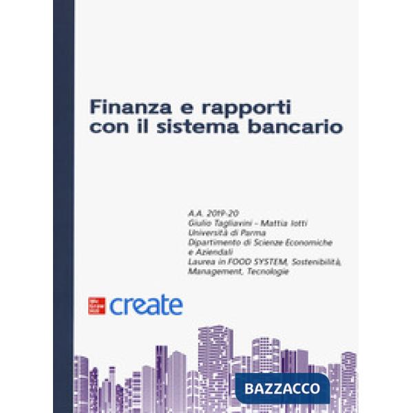 Finanza e rapporti con il sistema bancario