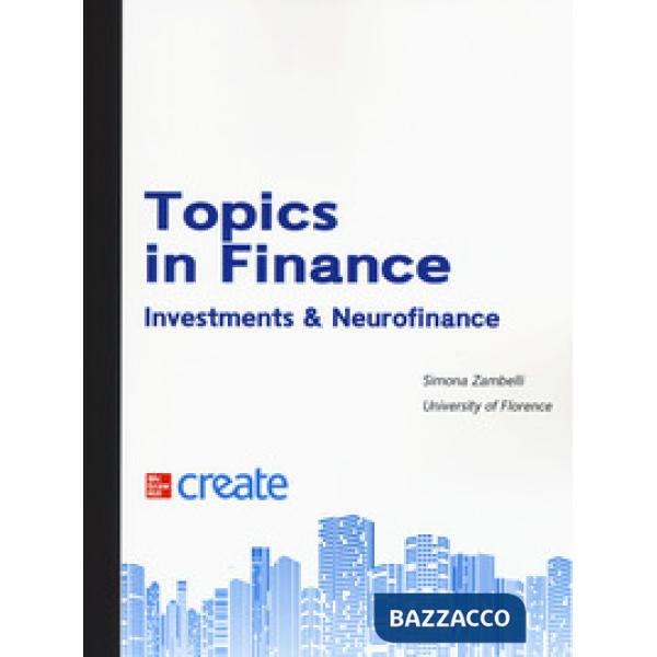 Topics in finance. Con e-book