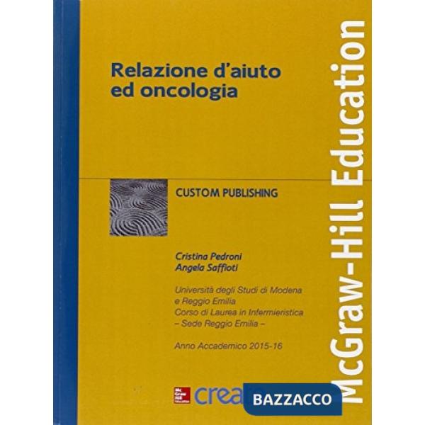 Relazione d'aiuto ed oncologia