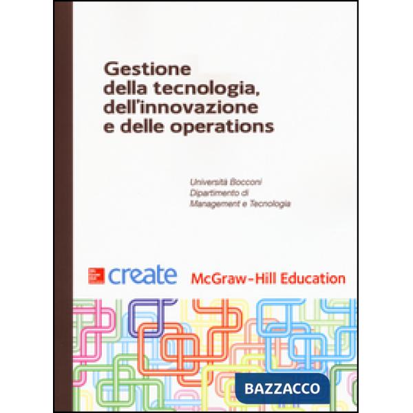 Gestione della tecnologia, dell'innovazione e delle operations