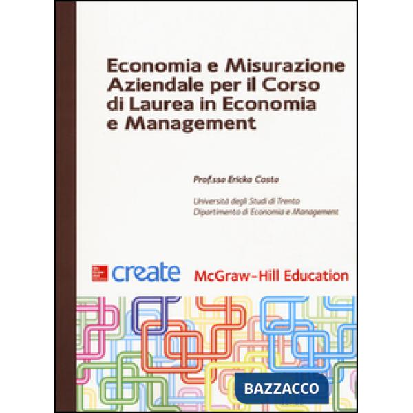 Economia e misurazione aziendale per il corso di Laurea in Economia e Management