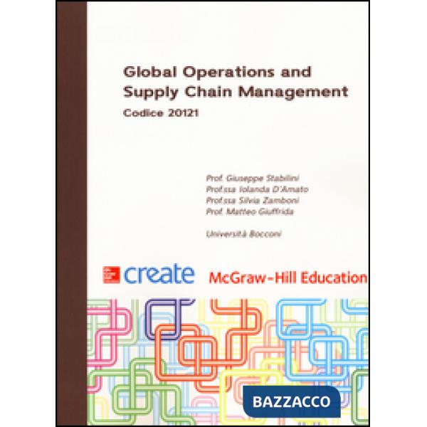 Global operations and supply chain management
