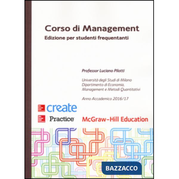 Corso di management. Edizione per studenti frequentanti