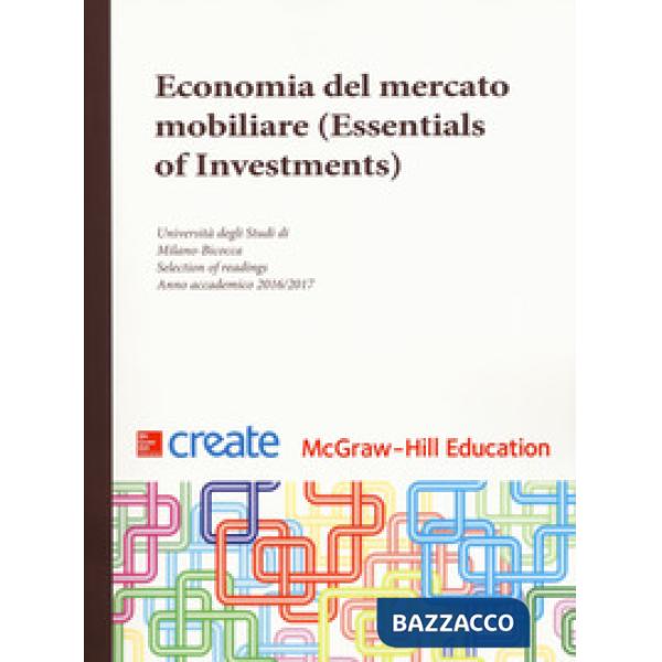 Economia del mercato mobiliare (Essentials of Investments)