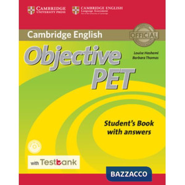 OBJECTIVE PET 2ED SB W/A + TESTBANK