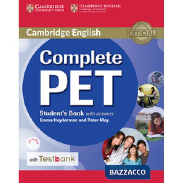 COMPLETE PET SB ANS CD W/TESTBANK