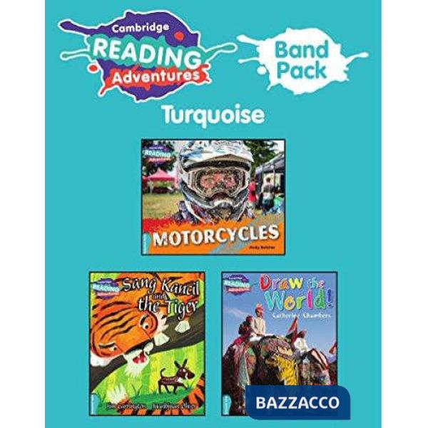CAMB READ ADV TURQUOISE BAND PACK OF 8