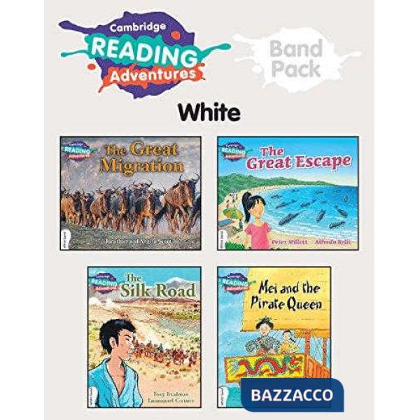 CAMB READ ADV WHITE BAND PACK OF 7