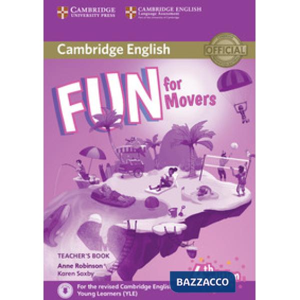 FUN FOR MOVERS 4ED TCH + AUDIO