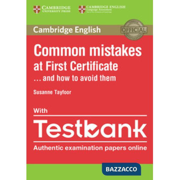 COMMON MISTAKES FIRST CERT + TESTBANK