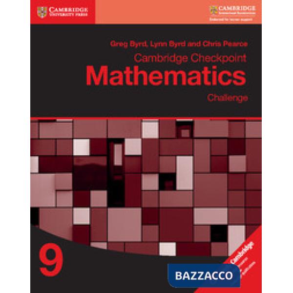 CAMBRI. CHECKPOINT MATHEMATICS CHALLENGE WB 9