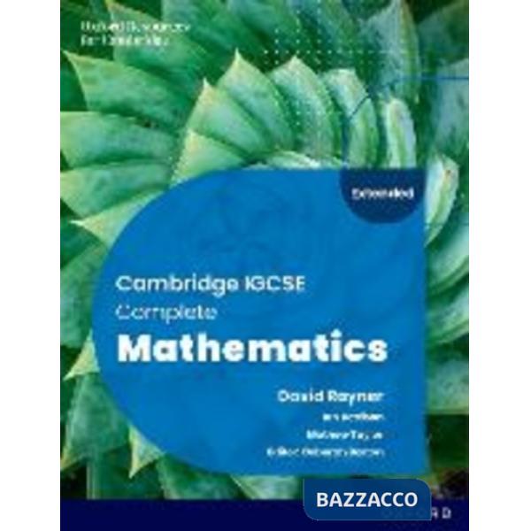 IGCSE: COMPL MATHS EXTEND (6ED) - SB