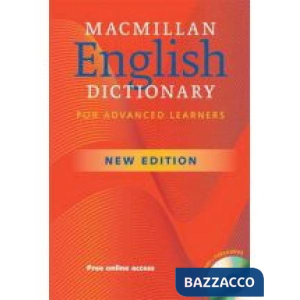 MACMILLAN ENGLISH DICTIONARY ADVANCED