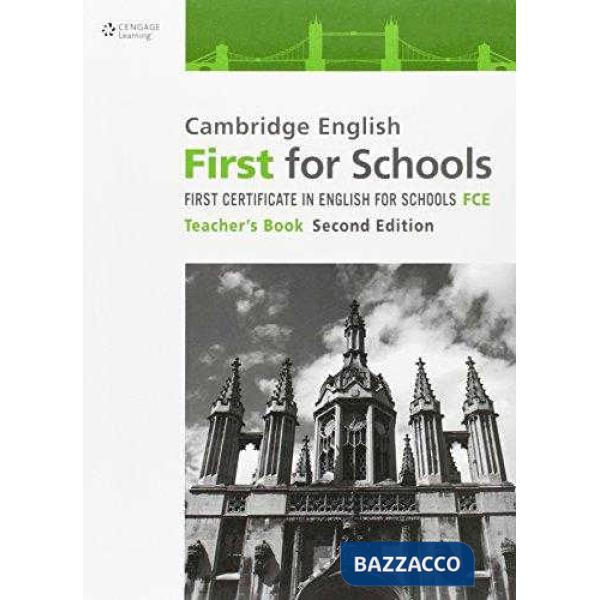 CAMBRIDGE ENGLISH FOR SCHOOLS FIRST - TB