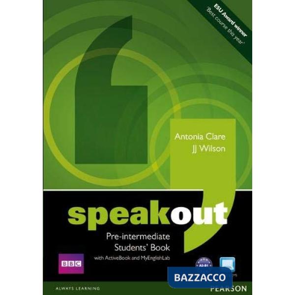 SPEAKOUT PRE-INT SB/AB/MYENGLISHLAB