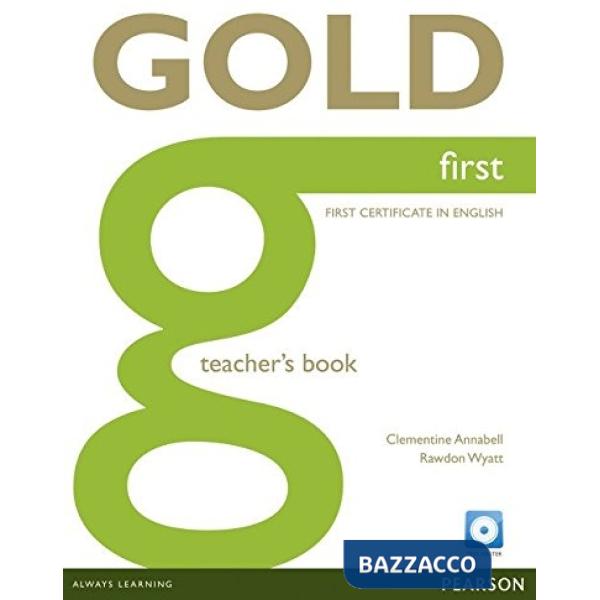 GOLD FIRST TEACHER'S BOOK W TEST MASTER CD-ROM PACK