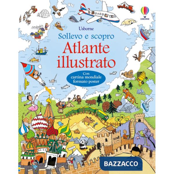 Atlante illustrato. Ediz. a colori. Con Carta geografica ripiegata