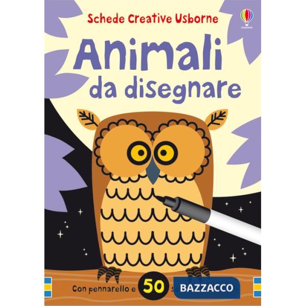 Animali da disegnare. Ediz. illustrata. Con pennarello