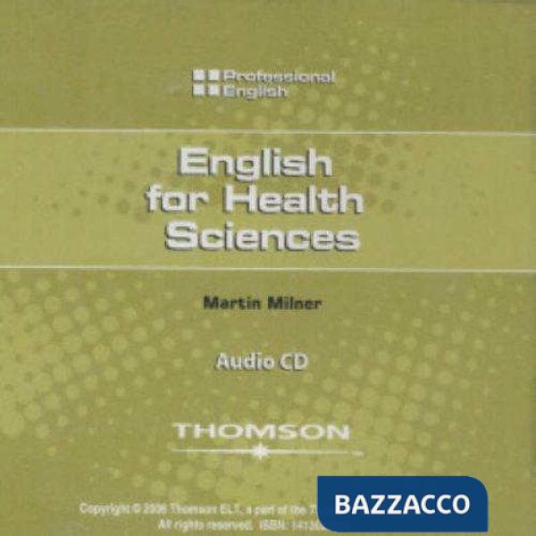ENGLISH FOR HEALTH SC. AUD. CD